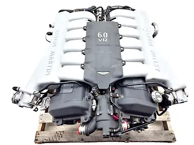 2010-2012 ASTON MARTIN RAPIDE 6.0L 5.9L V12 AM16 ENGINE MOTOR 38k MILES OEM • $19950