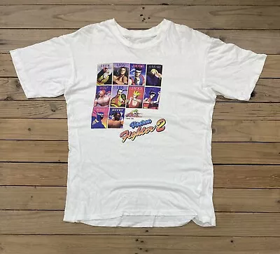 Vintage 90s 1994 Virtua Fighter 2 Shirt M/L Single Original Sega Street Fighter • $40