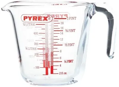 £5.78 • Buy Pyrex P586 Measuring Jug, 500 Ml (Free & Fast Shipping)
