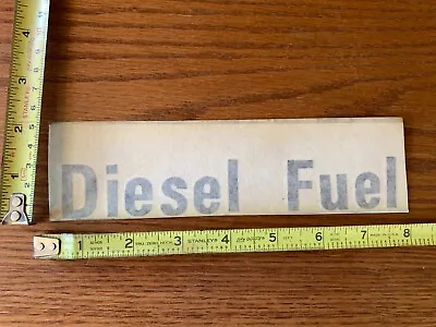 Vintage Orig Chevron Mobil Diesel Gas Pump Decals Stickers Restoration Free Ship • $10.99