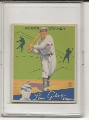 $39.95 • Buy DOC CRAMER Baseball Card 1934 GOUDEY A Resident Of Manahawkin By Tuckerton