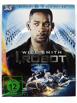 I Robot 3D Inkl. 2D - Roboter Maschinen Mord - Will Smith Bridget Moynahan • £24.37