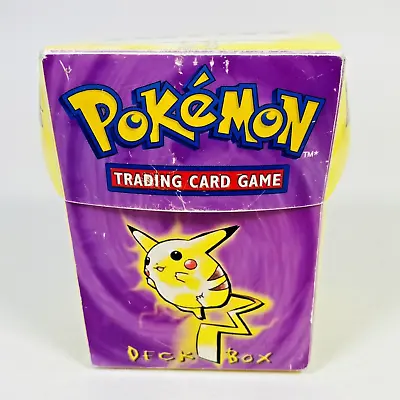 1999 Pokémon Deck Box Wizard Of The Coast Vintage Pikachu Mewtwo Ultra Pro EMPTY • $22.95