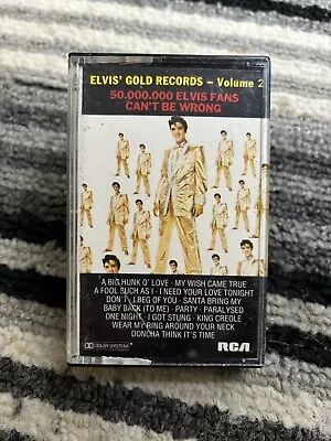 Elvis Presley Mc - Golden Records Vol. 2/ Rca German Press Cassette • $8.95