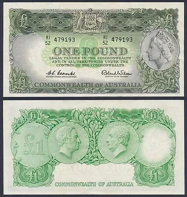 Australia: 1961 QEII £1 1 Pound Reserve Bank Issue • $24.99