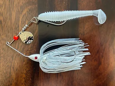 Sims Tackle 1/2oz Spinnerbait / Swimbait Predator American Shad W/Nickel Blade • $8.99