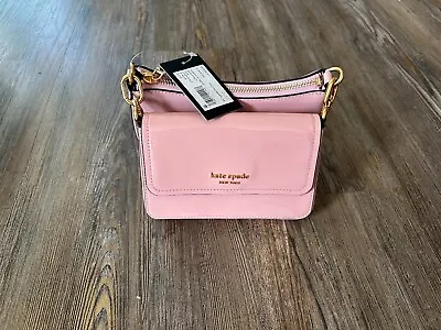 Kate Spade Double Up Saffiano Leather Mini Crossbody  PINK DUNE • £237.48