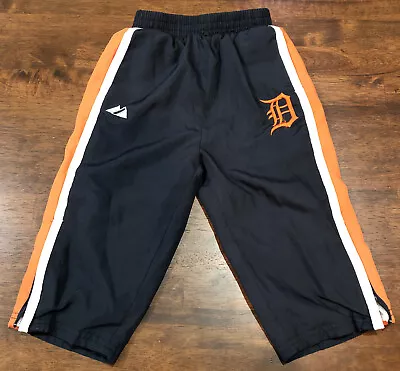 Majestic Detroit Tigers Baseball 18 Month  Athletic Pants Nylon Track Blue Orang • $12.75