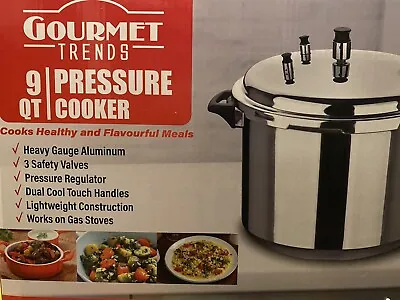 Gourmet Trends Pressure Cooker/ Canning/ Gardening/ Jellies/ Jams/ Soup • $39.95