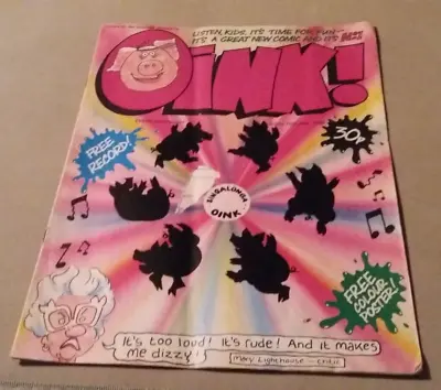 Oink Magazine Issue 1 May 3rd - 16th 1986. No Record. We Also Have Preview Issue • £17