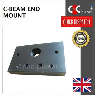 C-beam End Mount Plate For V-slot Cnc Router Actuator Aluminium Extrusion Uk  • £9.95