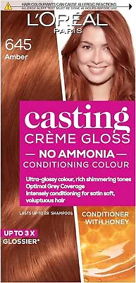 L’Oréal Paris Ammonia Free Semi-Permanent Hair Dye Casting Crème Glossy Natural • £12.99