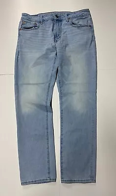 American Eagle Slim Fit Jeans Mens 34 X 30 Blue Airflex Denim Stretch • $13.95