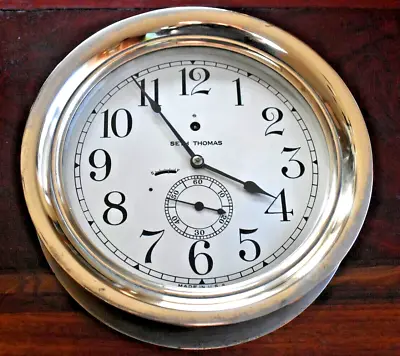 WWII Seth Thomas Pilot Clock Ships Clock • $950