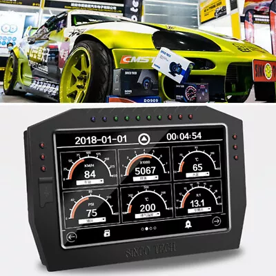 DO909 Touch Screen Race Car Multi Gauge Display Sensor Kit Speedometer Computer • $623.69