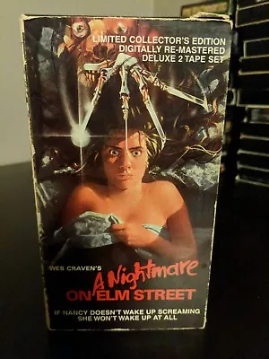 A Nightmare On Elm Street (VHS 2-Tape Set Collectors Edition) *torn Box* • $21.80