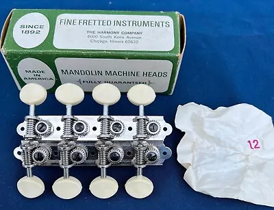 NOS Harmony Mandolin Machine Heads Tuning Pegs W/Box 24:1  Kluson Or Waverly • $64