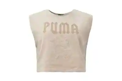 $24.50 • Buy PUMA  Fenty Sleeveless Beige Crop Top Sz L Ladies BNWTS