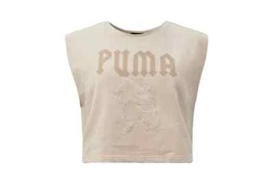$24.50 • Buy PUMA  Fenty Sleeveless Beige Crop Top Sz L Ladies BNWTS