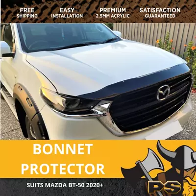 PS4X4 Bonnet Protector Guard For Mazda BT 50 BT50 BT-50 2020 +  Tinted Guard • $89