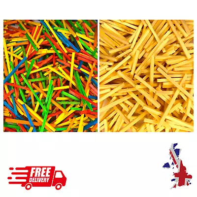 £7.12 • Buy 1 - 1000 Pcs Plain & Colour Wooden Matchsticks Art Match Splints Model Craft DIY