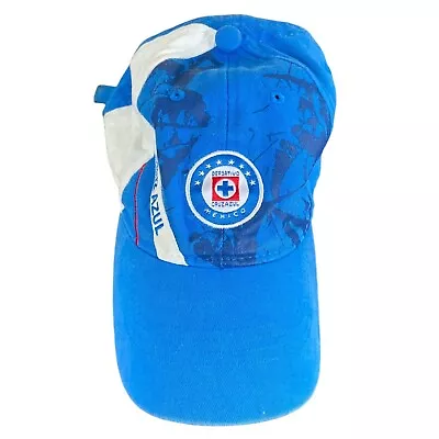 Vintage Cruz Azul Mexico FMF Adjustable Hat Embroidered Soccer Futbol Adult • $19.95