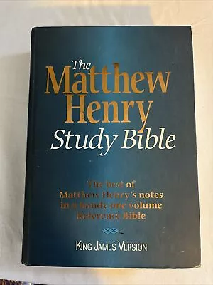 The Matthew Henry Study Bible - King James Version - World Publishing (KJV) • $125