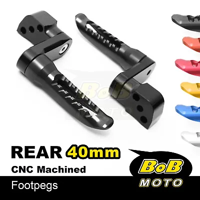 Billet BOB Rear Foot Pegs 4cm Adjustable For Yamaha Vmax 1700 09-17 • $51.12