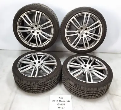 ✅ 14-20 OEM 20  Maserati Ghibli M157 Urano Wheel Rims W/ Michelin Tires • $930