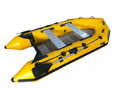 $963.70 • Buy 2.3m Inflatable Dinghy Boat Tender Pontoon Rescue- Yellow