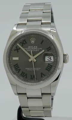 Rolex 126200 Steel Auto Wimbledon Dial Oyster Perpetual Datejust 36 On Oyster • $14100
