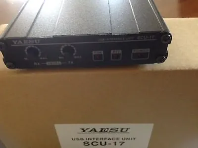 Yaesu SCU-17 - USB Interface Unit For Cat Communication Thru USB-3 Year Warranty • £134.99
