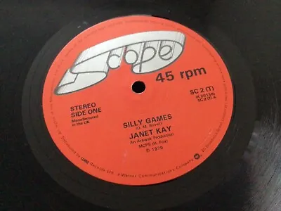 Janet Kay Silly Games 12 Inch Vinyl Single Record • £19