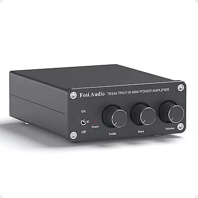 Fosi Audio TB10A 2 Channel Stereo Audio Receiver Amplifier Mini Hi-Fi Home Amp • $59.99