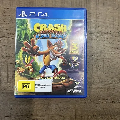 Crash Bandicoot N. Sane Trilogy (PlayStation 4) • $22