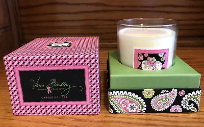 Vera Bradley Pink Elephants Candle Of Hope Breast Cancer Awareness New In Box • $24.99