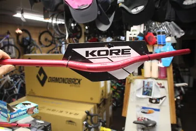 $35 • Buy Kore Durox 20mm Rise 780mm Wide Mountain Bike Handlebar 31.8m Clamp Butted Red