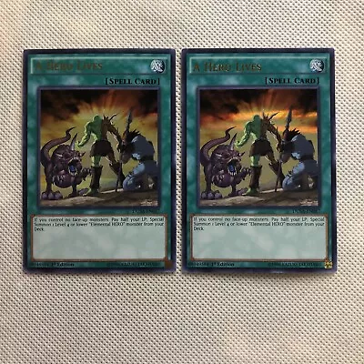 Yugioh X2 A Hero Lives #DUSA-EN087 1st Edition Ultra Rare • $0.40