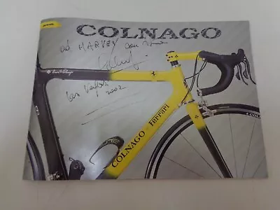 Vintage Colnago Bicycle Catalog Signed 2002 • $50