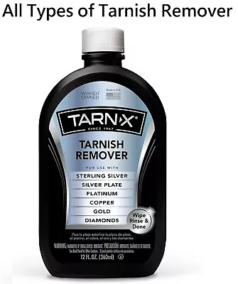 Jewelry Cleaner Tarnish Remover 12 Oz. Tarn-X Silver Gold Copper Clean & Polish • $8.39