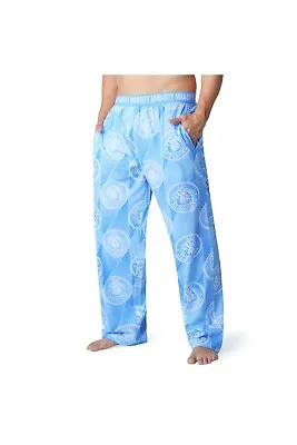 Manchester City Fc Mens Football Fan Pyjama Bottoms Nightwear Casual • £16.49