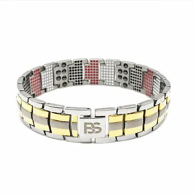 Pure Titanium Magnetic Bracelet Men Christmas Gift Restore Balance Energy Power • $31.65