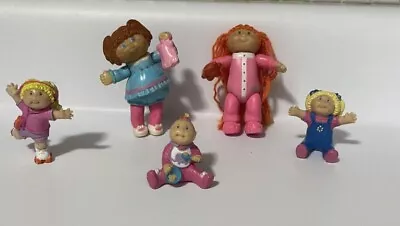 Vintage 1984 Cabbage Patch Kids Lot Of 5 Figurines PVC  Figures Toys  • $10