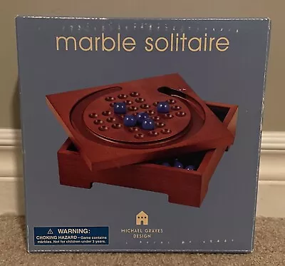 Michael Graves Design Marble Solitaire Original Glass Marbles - Parker Brothers • $24.99