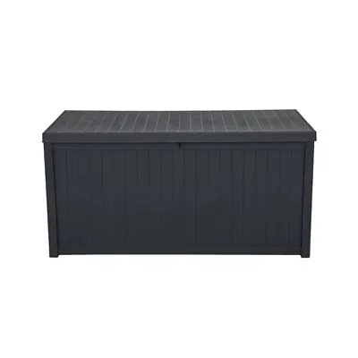113gal 430L Outdoor Garden Plastic Storage Deck Box Chest Tools Cushions Toys Lo • $179.52