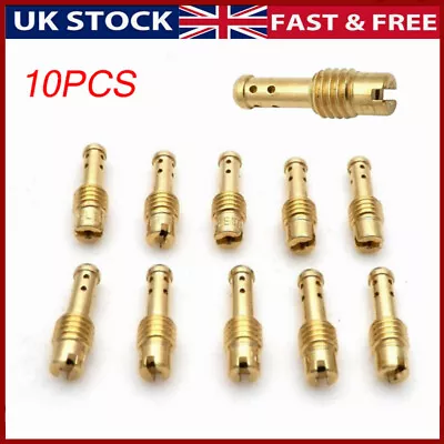 10Pcs Carb Carburetor Slow Jets Pilot Jet Kit 10-32.5 For Mikuni VM/TM/TMX Carbs • £8.85