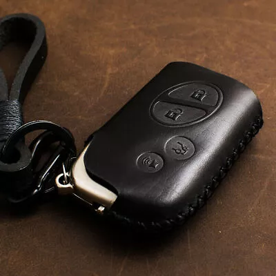 $15.32 • Buy For Lexus RX350 ES350 IS250 GX460 LX570 Real Leather Car Key Fob Case Cover Bag