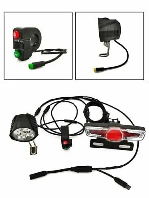 E-bike Headlight Taillight Turning Brake Lights & Horn Kit For Bafang Mid-drive • $46.32