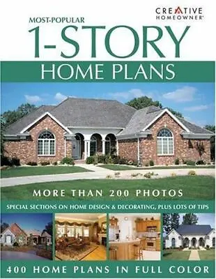 Most-Popular 1-Story Home Plans By Creative Homeowner • $5.58
