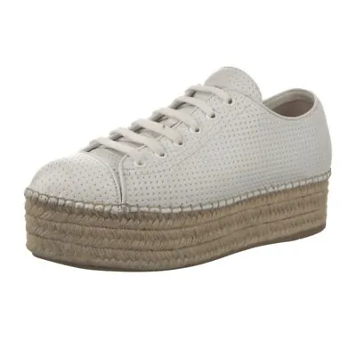 Miu Miu By Prada Leather Espadrilles   Sneakers Size IT 40 • $179